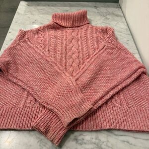 J Crew cropped turtleneck